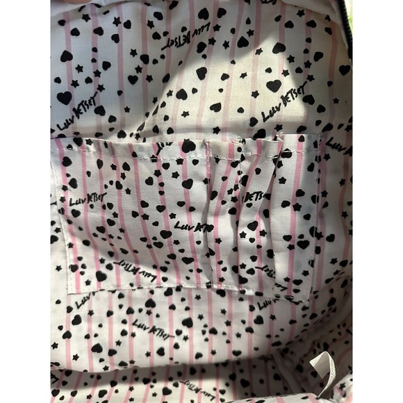 Luv Betsey Panda Bear Backpack Quilted Rainbow Stripes by Betsy Johnson - Picture 6 of 16